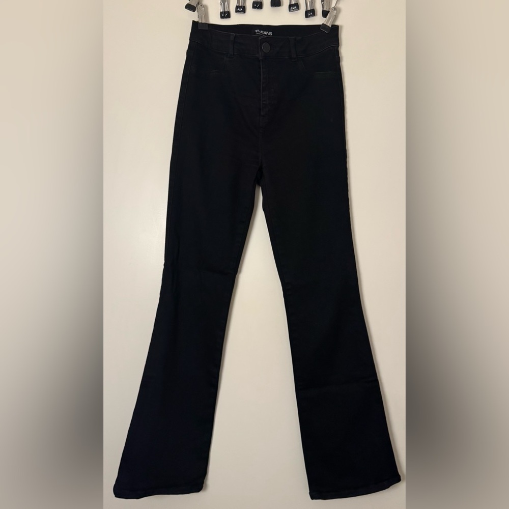FitJeans Women’s Flared Fit Jeans | Black | Size L - Picture 4 of 8
